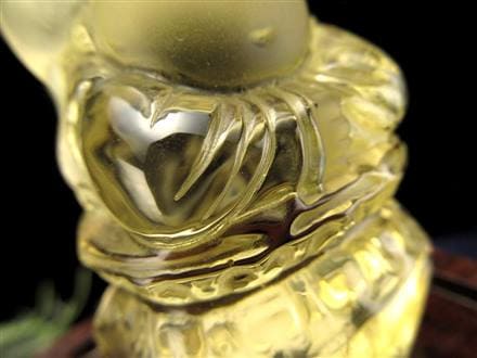 ガネーシャ シトリン 彫刻置物 夢をかなえる象 天然石