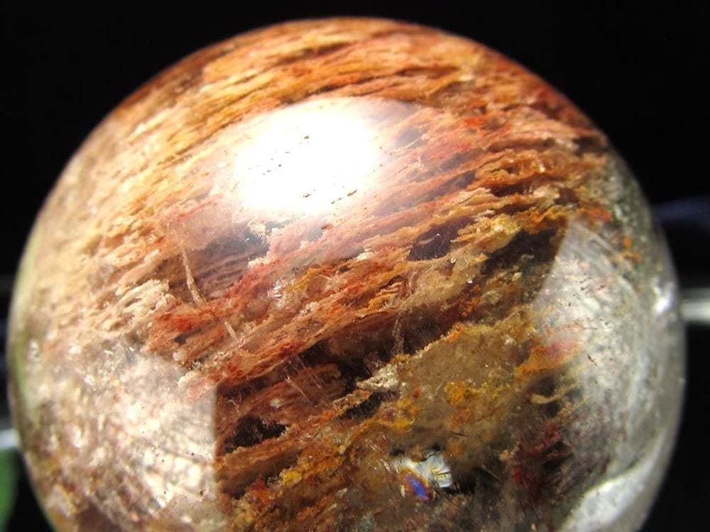 龍神ガーデンクォーツ 庭園水晶 丸玉 置物 ガーデンクォーツ ファントム