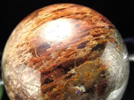 龍神ガーデンクォーツ 庭園水晶 丸玉 置物 ガーデンクォーツ ファントム