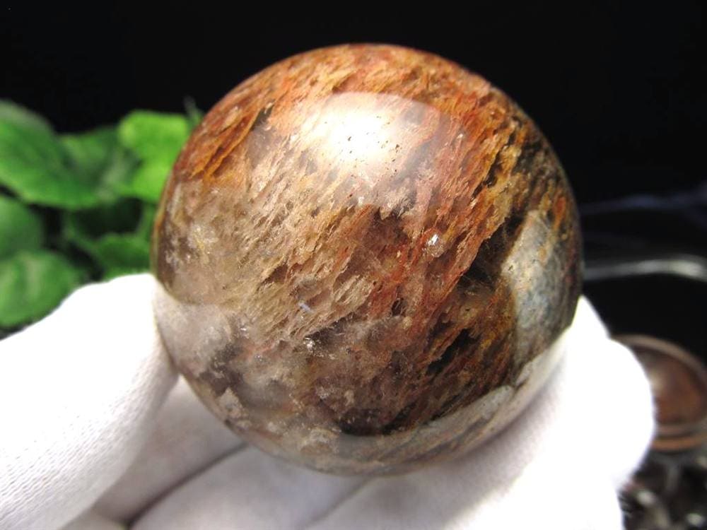 龍神ガーデンクォーツ 庭園水晶 丸玉 置物 ガーデンクォーツ ファントム