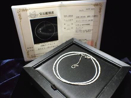天然ホワイトダイヤモンド 天然ダイヤモンド ダイヤモンド ネックレス Silver925