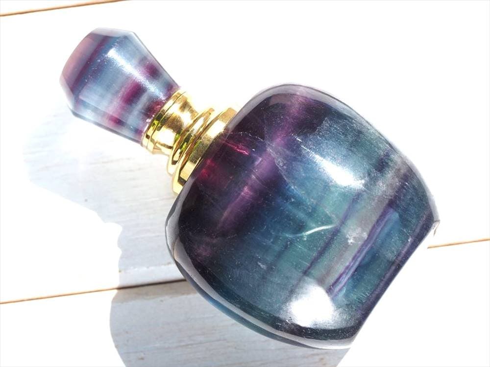 天然石アロマボトル 天然石香水瓶 ローズクォーツ 水晶 アメジスト