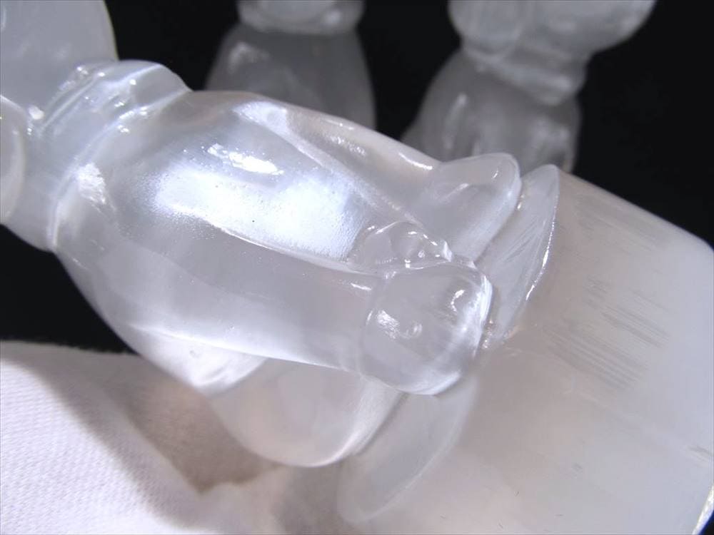 セレナイト 彫刻 置物 犬 ドッグ