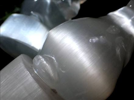 セレナイト 彫刻 置物 兎 ウサギ