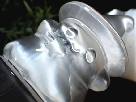 セレナイト 彫刻 置物 おばけ 幽霊