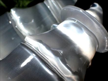 セレナイト 彫刻 置物 おばけ 幽霊