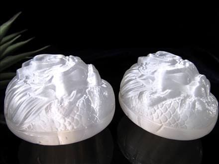 セレナイト 彫刻 置物 辰年 龍