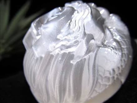 セレナイト 彫刻 置物 辰年 龍