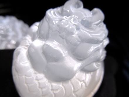 セレナイト 彫刻 置物 辰年 龍