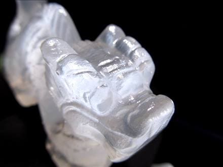 セレナイト 彫刻 置物 辰年 龍