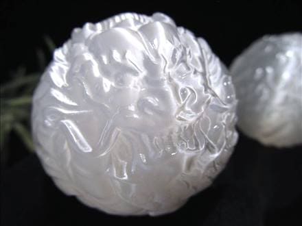 セレナイト 彫刻 置物 辰年 龍