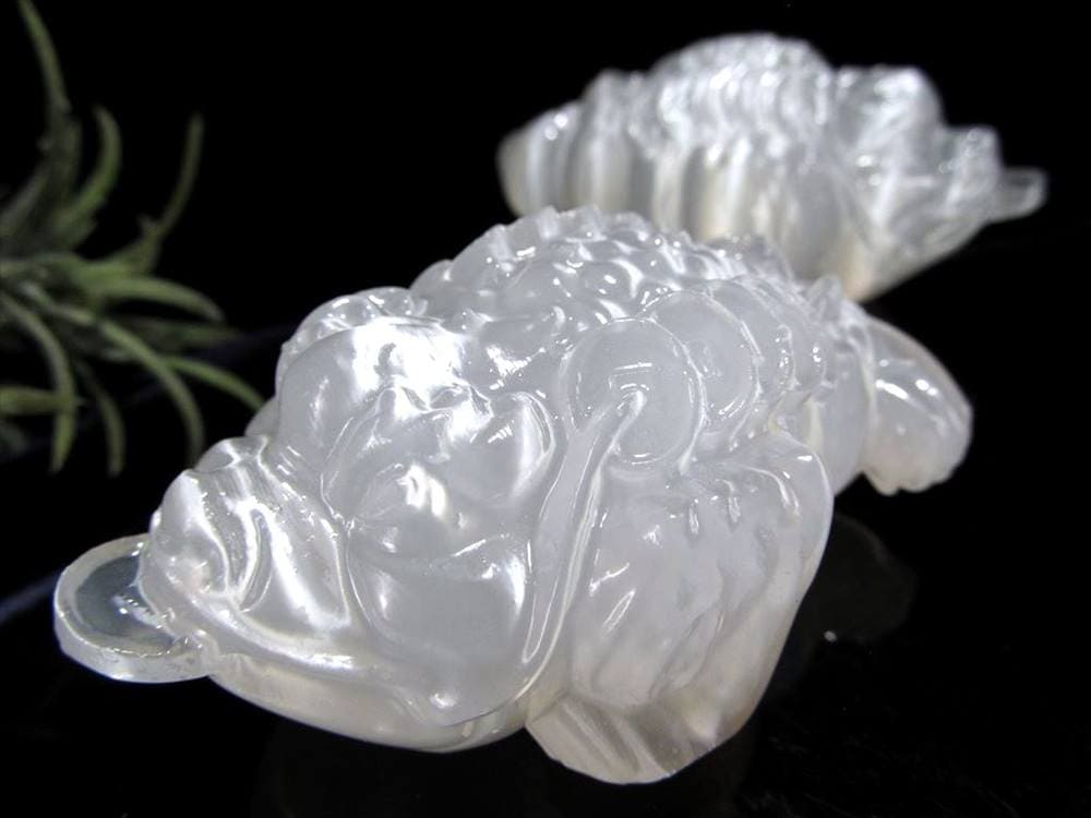 セレナイト 彫刻 置物 動物 ペンギン