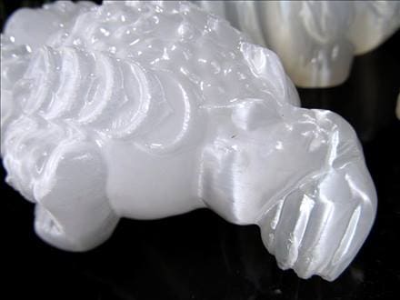 セレナイト 彫刻 置物 動物 ペンギン