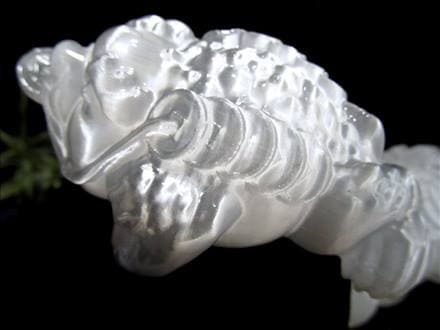 セレナイト 彫刻 置物 動物 ペンギン