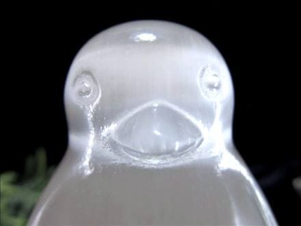 セレナイト 彫刻 置物 パワーストーン 銭蛙