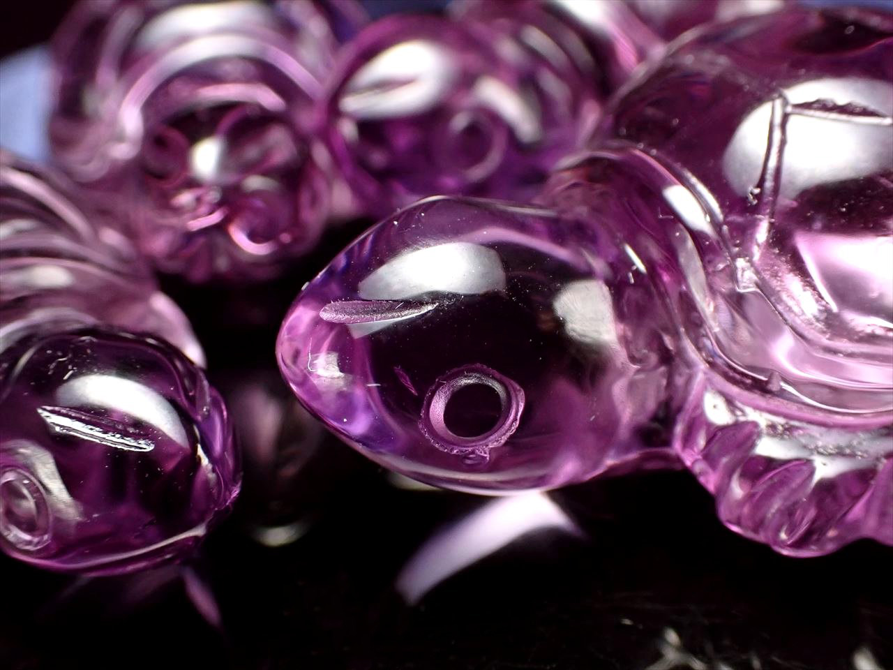 071839    ラスト❗️天然アメジスト原石　亀さんの置き物 071839 ラスト❗️天然アメジスト原石 亀さんの置き物