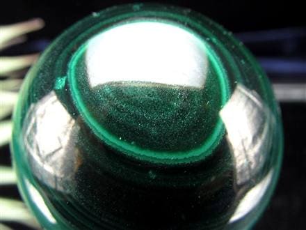 天眼 マラカイト 孔雀石 丸玉 置物 スフィア