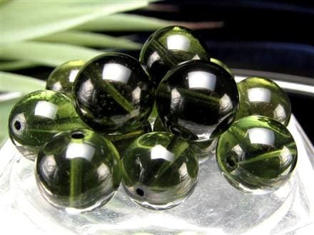 モルダバイト モルダウ石 ブレスレット 鑑別書付属 本物