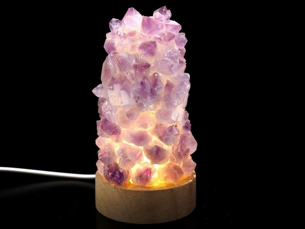 ベットサイドライト アメジスト USB ヒーリング 癒し
