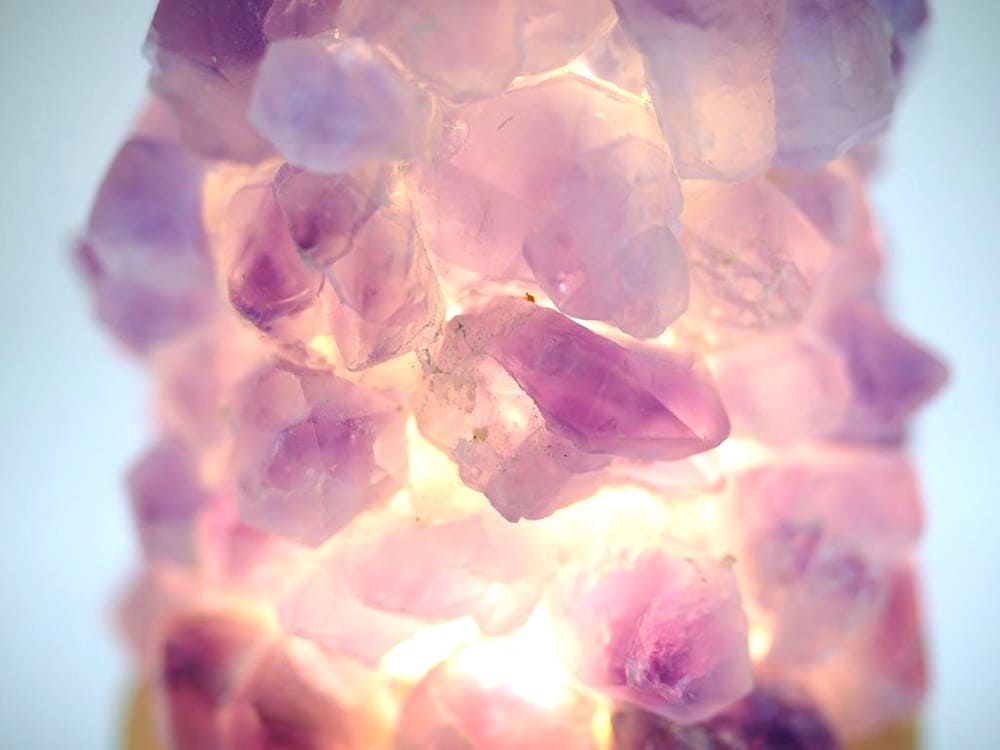 ベットサイドライト アメジスト USB ヒーリング 癒し