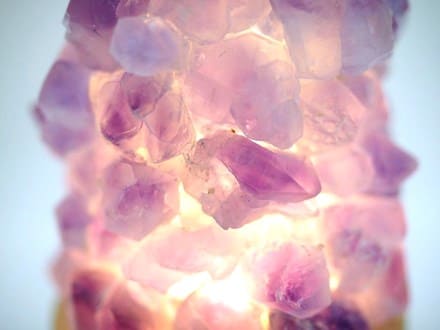 ベットサイドライト アメジスト USB ヒーリング 癒し