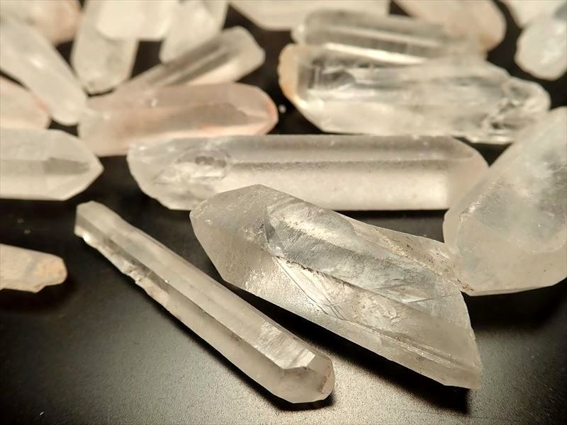 カラフルセット 3個 一点物 ☆ カーサクリスタル ポイント 水晶 証明書