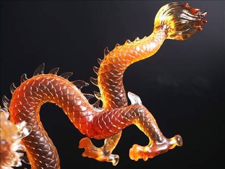 五本爪 クリスタルガラス 龍 ドラゴンボール