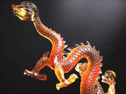 五本爪 クリスタルガラス 龍 ドラゴンボール