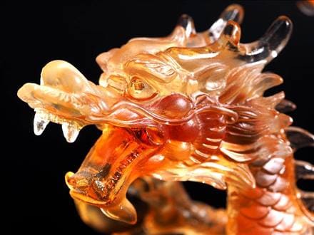 五本爪 クリスタルガラス 龍 ドラゴンボール