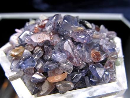 アイオライト 菫青石 サザレ石 天然石 パワーストーン