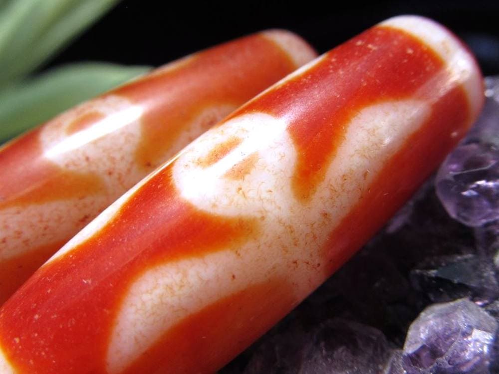 紅天珠 メノウ 赤瑪瑙 アゲート