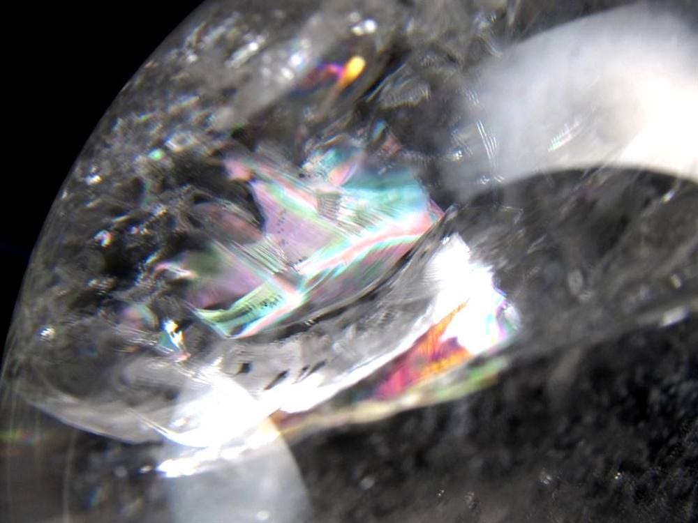 水晶 クリスタル 丸玉 スフィア アイリス