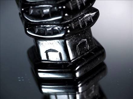 学業 文昌塔  オブシディアン 置物 風水アイテム