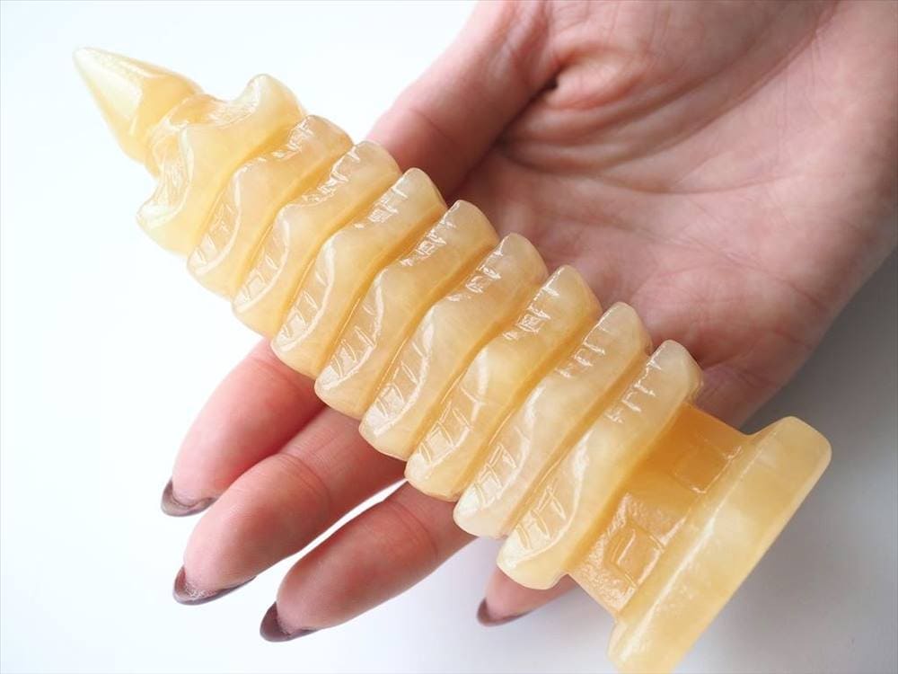 学業 文昌塔  アラゴナイト 置物 風水アイテム