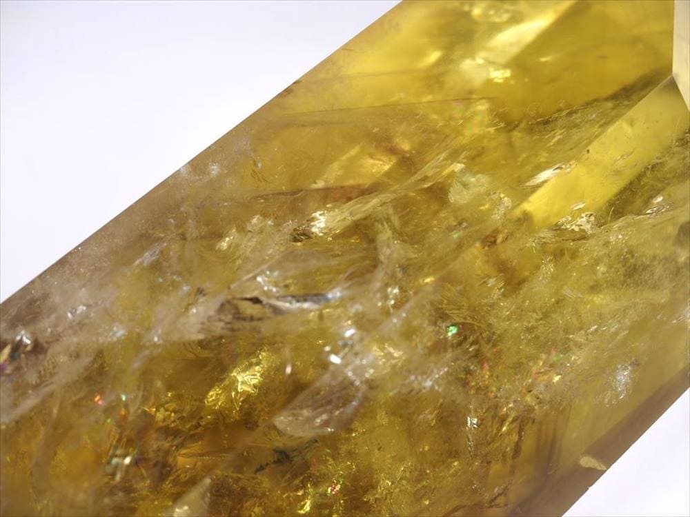 シトリン ポイント 置物 大 虹