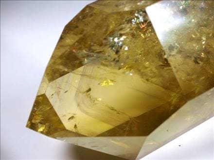 シトリン ポイント 置物 大 虹