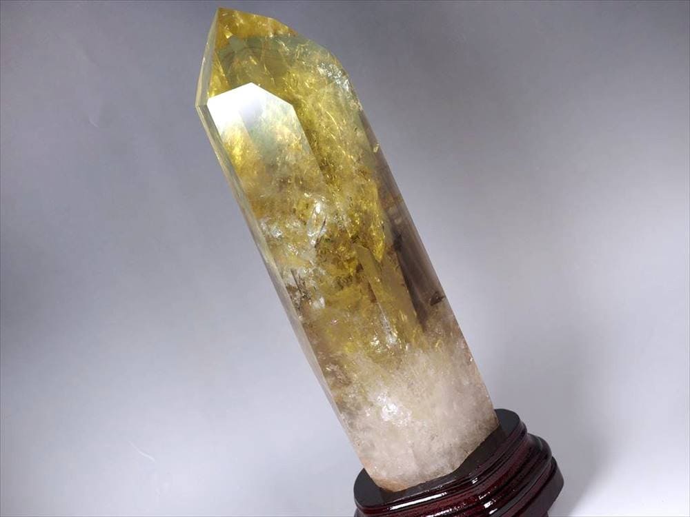 シトリン ポイント 置物 大 虹