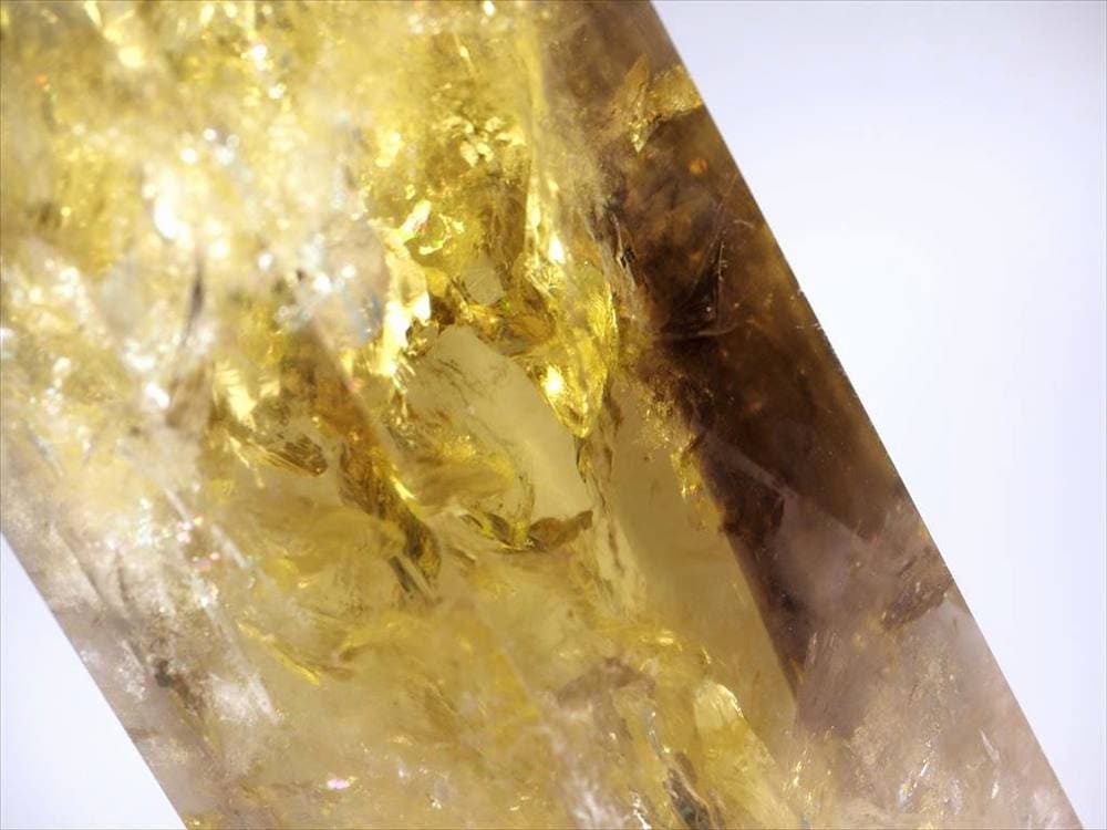 シトリン ポイント 置物 大 虹