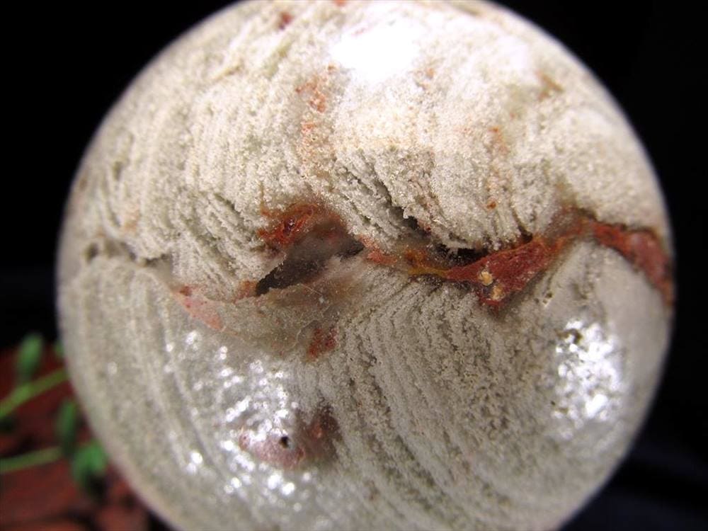 千層 ガーデンファントム クォーツ 丸玉 置物