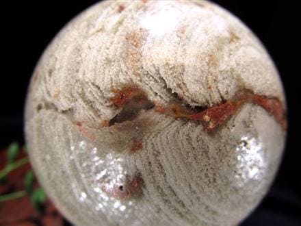 千層 ガーデンファントム クォーツ 丸玉 置物