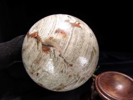 千層 ガーデンファントム クォーツ 丸玉 置物