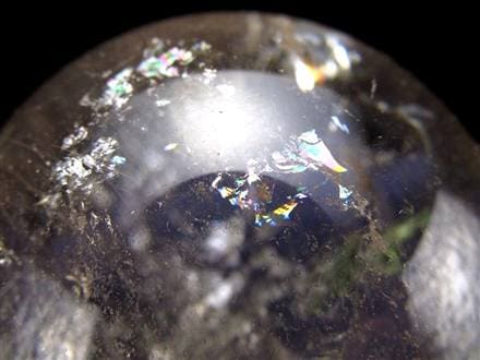 水晶 クリスタル 丸玉 スフィア レインボー