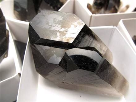 モリオン 黒水晶 アーカンソー州産 原石 黒水晶クラスター