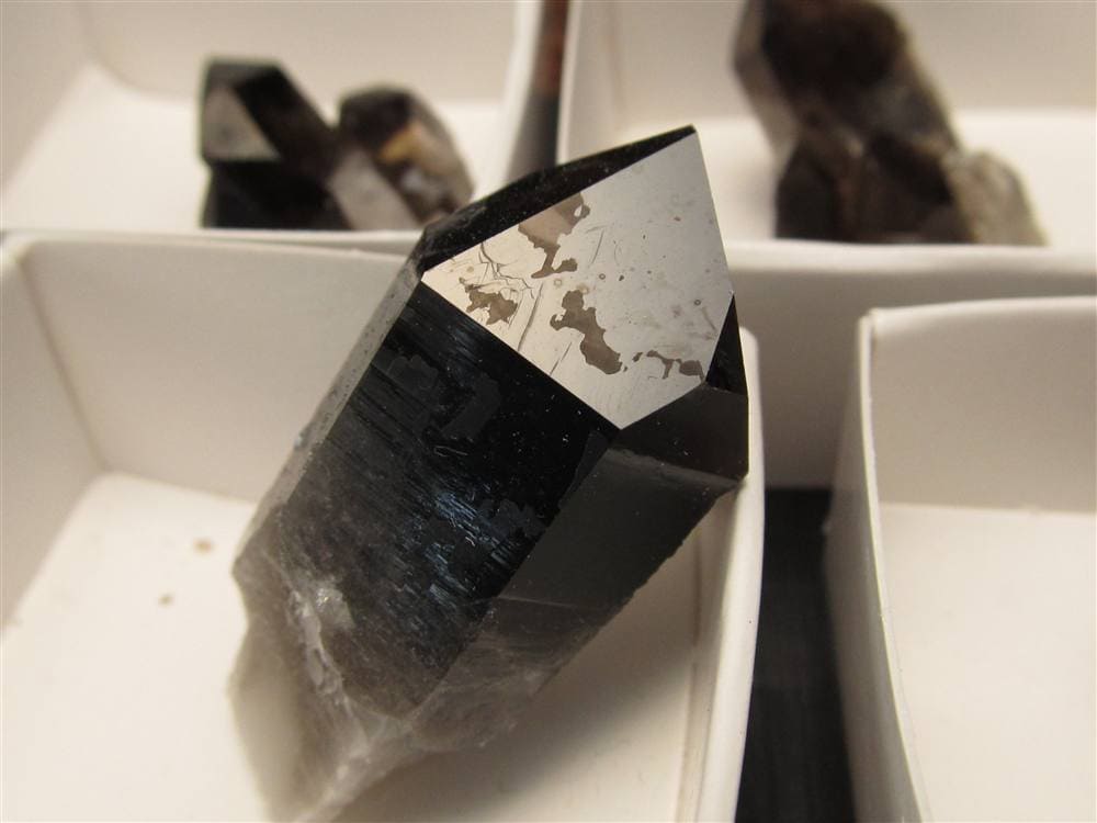 モリオン 黒水晶 アーカンソー州産 原石 黒水晶クラスター