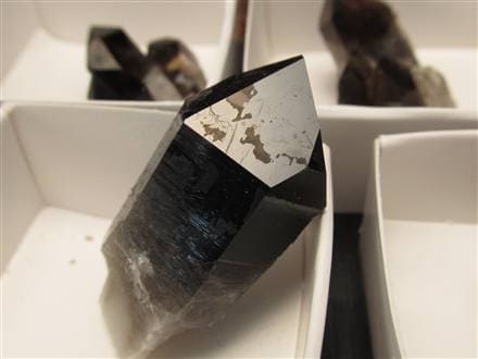 モリオン 黒水晶 アーカンソー州産 原石 黒水晶クラスター