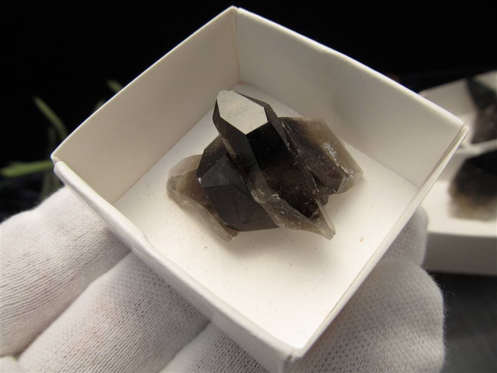 モリオン 黒水晶 アーカンソー州産 原石 黒水晶クラスター