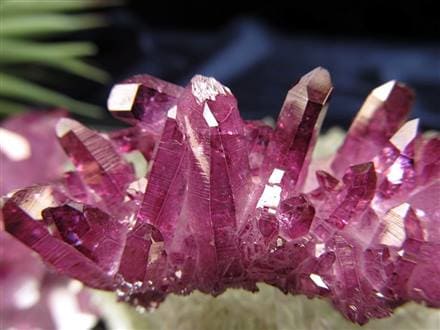 オーラクォーツ 水晶クラスター アーカンソー産水晶 アーカンソー 蒸着水晶