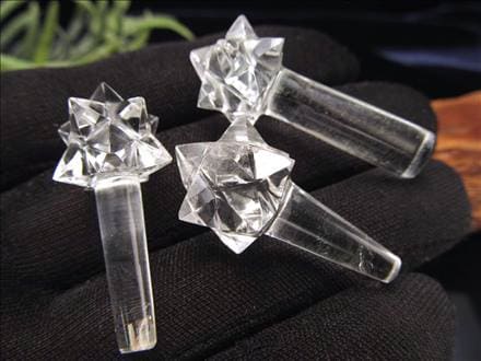 スピリチュアルグッズ アステロイド クリスタル 五芒星 水晶
