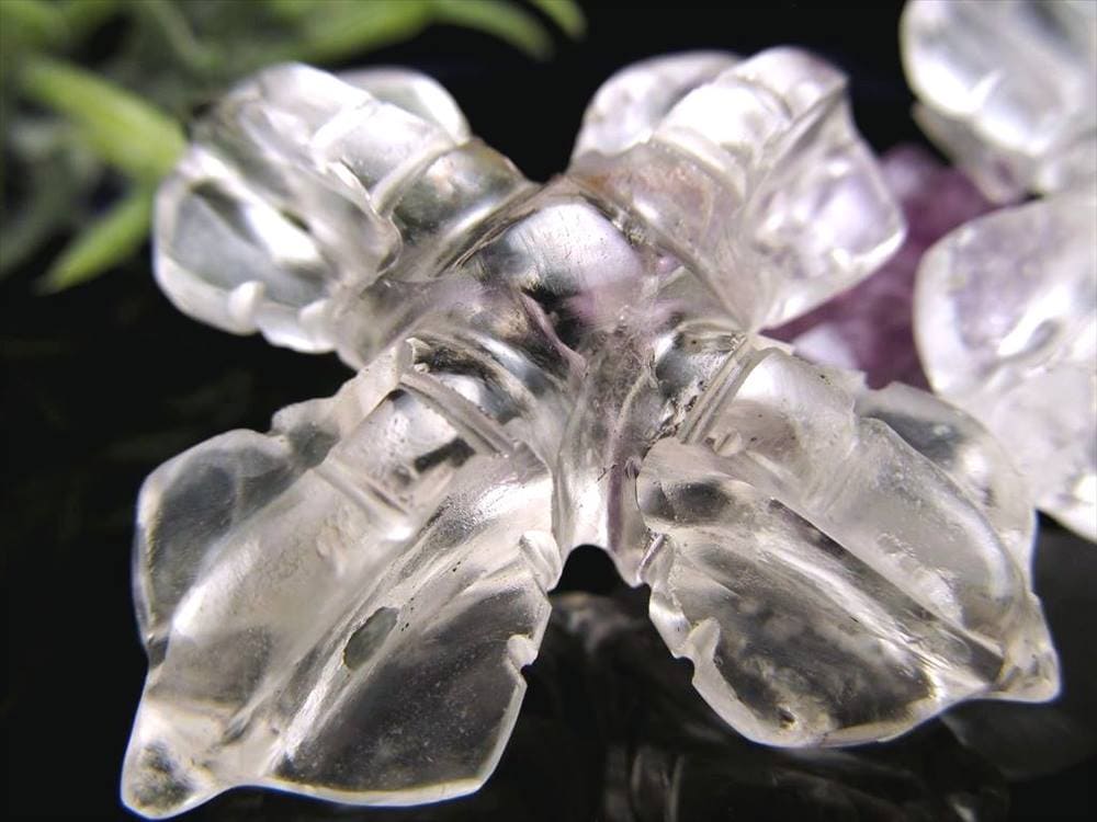 水晶 法具 法器 ヴァジュラ 羯磨 金剛杵