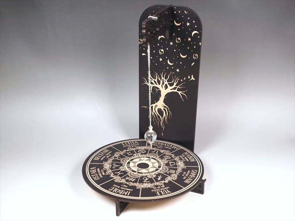 ペンデュラムホルダースタンド 振り子ホルダー ダウジングチャート ペンデュラムスタンド ペンデュラムボード